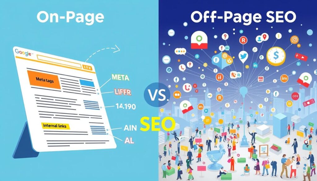 Understanding the Core Differences: On Page vs Off Page SEO